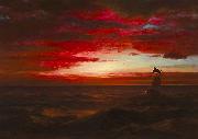Frederic Edwin Church Marine Sunset oil painting reproduction
